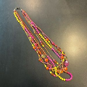 Seed bead necklace